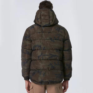 Chaquetas Acolchadas para Hombre OEM, Diseño Personalizado de Moda de Invierno, Ropa de Abrigo con Cuello de Piel, Chaqueta de Burbuja Acolchada para Hombre - Product Image 6