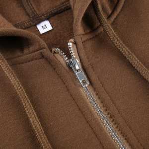 Sweat à capuche zippé personnalisé de qualité supérieure pour hommes 100% coton entièrement personnalisé Logo Impression Nouveau design Hiver - Product Image 6