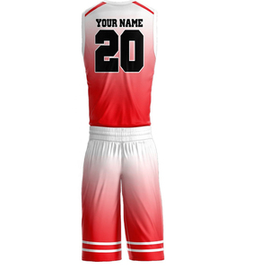 Ensemble de maillot et short de basketball unisexe 2026 respirant 100 % polyester, vêtements de sport d'été imprimés grandes tailles - Product Image 4