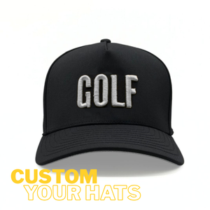 Casquette de golf structurée à 5 panneaux, imperméable, avec ventilation découpée au laser, ajustement réglable, broderie personnalisée, casquette de sport unisexe - Product Image 1