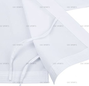 ชุดเครื่องแบบคาราเต้สีขาวชุดฝึกศิลปะการต่อสู้ทำจากผ้าฝ้ายน้ำหนักเบาพร้อมบริการ OEM ออกแบบแบรนด์ - Product Image 6