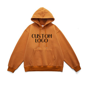 Sudadera con capucha de algodón 100% Vintage Unisex, ropa de abrigo holgada de calle alta, logotipo frontal, diseño forrado de Otoño de temporada, patrón de letras de Color sólido - Product Image 3