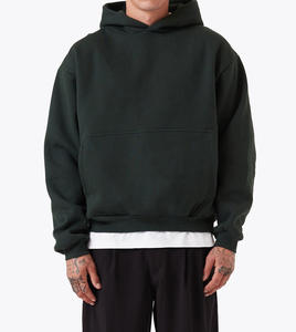 Sweat à Capuche Épaule Tombante Surdimensionné pour Homme, Sweat à Capuche en Coton de Haute Qualité, 100% - Product Image 1