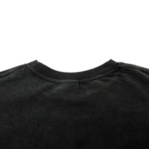 Camiseta de algodón 100% para hombre, camiseta transpirable estampada holgada, camiseta recortada de último diseño para hombre, impresión personalizada B - Product Image 3