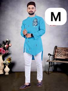 Nouveau style et nouveau modèle Kurta pour hommes avec travail manuel lourd par l'exportateur en gros Fabzone - Product Image 5
