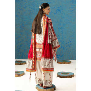 Conjunto de traje de 3 piezas estampado para mujer con dupatta CL-62181 - Product Image 1