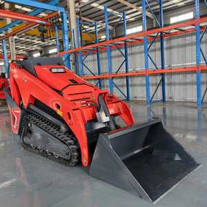 V1000 Diesel Mini Skid Steer <b>Loader</b> Wheel <b>Loader</b> with Motor & Engine CE/EPA Certified China Wholesale Bucket for Sale - Product Image 2