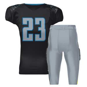 Uniforme de Football Américain Verrouillé à la Chaleur Collé Fondu Uniforme de Football Évent Panneaux Arrière Uniforme de Football Édition Équipe Uniforme de Football Américain - Product Image 6