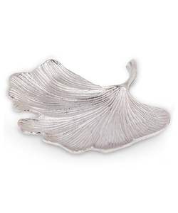 Fabriqué à la main en aluminium métal vente en gros hôtel décoration de mariage de luxe forme de feuille plateau de service de fruits pour hôtel à la maison - Product Image 2