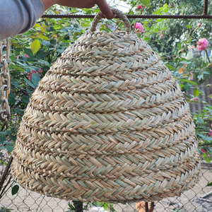 Eco Living Seagrass Lampshade - Natural Grass <b>Light</b> <b>Fixture</b> for <b>Dining</b> <b>Room</b>, Living <b>Room</b> or Bedroom - Product Image 4