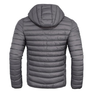 เสื้อแจ็คเก็ตพัฟเฟอร์น้ำหนักเบาสำหรับผู้ชายรุ่นใหม่ปี 2026 เสื้อแจ็คเก็ตแบบพับเก็บได้ เสื้อโค้ทฤดูหนาวมีฮู้ด - Product Image 4