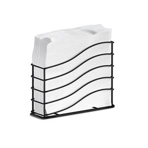 Porte-serviettes en métal dessus de table porte-mouchoir décoratif de luxe en gros forme personnalisée fait à la main porte-serviettes de marque - Product Image 6