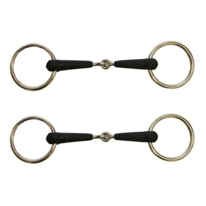 Embouchures pour chevaux en acier inoxydable en gros, embouchure pour cheval à anneau lâche à bouche souple en tailles personnalisées, embouchures pour chevaux à anneau lâche - Product Image 1
