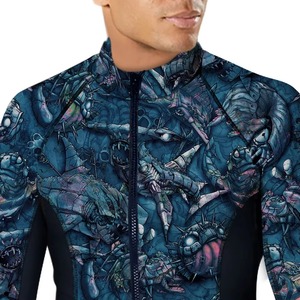 Rashguard pour homme respirant à séchage rapide et respectueux de l'environnement avec logo personnalisé, design col rond pour les activités d'endurance - Product Image 4