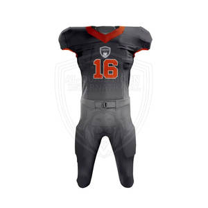 Uniforme de football américain en polyester 100%, concevez votre propre uniforme de football américain - Product Image 5