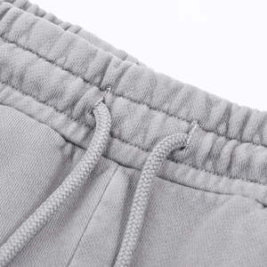 กางเกงวอร์มทรงหลวมยาวของผู้ชายกางเกงวอร์มผ้าฝ้ายเทอร์รี่แบบเรียงซ้อนกัน - Product Image 5