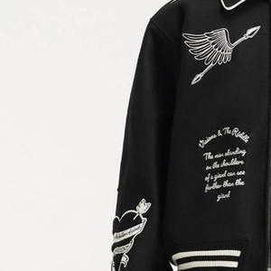 Transpirable Cómodo Uso al aire libre Hombres y mujeres Varsity Jacket Ropa de moda más vendida Chaquetas universitarias genuinas - Product Image 3