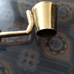 Dosificador de polvo y perdigones Greenfield Measure Antique de madera y cobre - Product Image 2