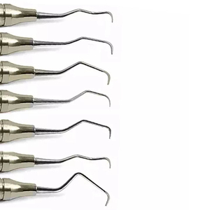 Hoge Kwaliteit Sikkel Scaler En <span class=keywords><strong>Curettes</strong></span> Stalen Instrument Voor Parodontale Calculus Root Planning Tandheelkundige Set Chirurgische Instrumenten - Product Image 4