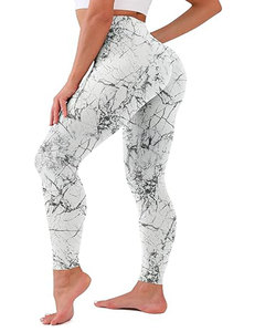 เลกกิ้งโยคะเนื้อนิ่มมีกระดุมยาวปานกลางเอวยางยืดสำหรับผู้หญิงออกกำลังกายทุกวันเป็นมิตรกับสิ่งแวดล้อม - Product Image 1