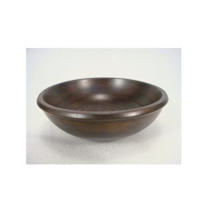Bol de service en bois d'acacia au design de luxe à l'aspect moderne forme ronde pour salade riz soupe bol en bois de service - Product Image 1
