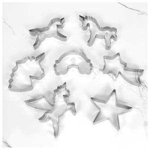 Cortador de galletas de alta calidad, juego de cortadores de frutas y verduras, Mini moldes para galletas, corazón, estrella, formas redondas de galletas para niños, herramienta para hornear - Product Image 1