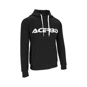 S-LOGO Acerbis Sweatshirt 100% Cotton French Terry Screen Printed <b>Hoodie</b> with <b>Zipper</b> Solid Design in Sizes XL and XS - Product Image 1