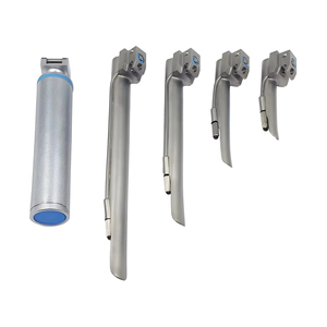 Set de Laringoscopio LED Miller de Acero Inoxidable con Certificación CE, 4 Hojas Rectas, Instrumentos Veterinarios para Intubación Hospitalaria por Bone - Product Image 5