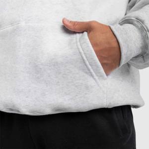 Vente en gros de sweats à capuche pour hommes respirants avec logo brodé personnalisé en polaire épaisse pour l'impression hivernale en relief - Product Image 5