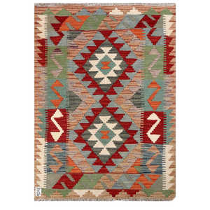 Tapis Kilim d'Afghanistan Maimana 119 X 85 cm Produit à suspendre au mur - Product Image 1