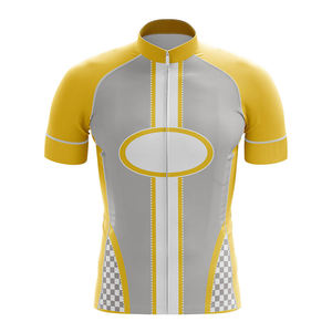 Camiseta de Ciclismo de talla grande de color sólido a precio asequible, 100% poliéster, diseño de sublimación personalizado, logotipo, uniforme de camiseta de ciclismo - Product Image 4
