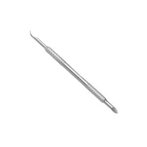 Empujador de cutículas de uñas de alta calidad, limpiador de uñas de doble punta alemán de acero inoxidable, empujadores de cutículas para belleza - Product Image 1