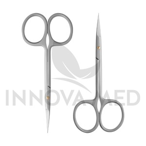 Tijeras para cutículas curvas extra afiladas, herramienta de cuidado de uñas de acero inoxidable para el cuidado sostenible de las cutículas, herramienta de corte de belleza - Product Image 1