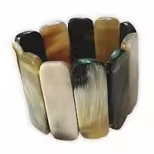 Bracelet en corne naturelle polie à la main, écologique, bijoux de mode, meilleur design, bracelet d'amour par Crescent Crafts - Product Image 2