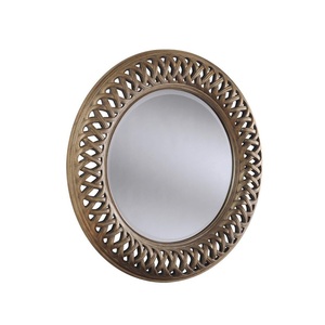 Cadre de miroir de luxe au design exclusif Miroir mural de forme circulaire Décoration d'hôtel à domicile Cadre de miroir de forme circulaire - Product Image 1