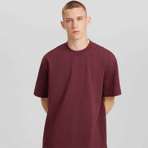 T-shirt de sport décontracté à manches courtes et séchage rapide avec col en O en polyester et coton pour hommes, nouvelle mode d'été, vente en gros - Product Image 5