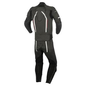 Traje de Carreras de Motociclismo de Cuero Transpirable Personalizado, Ropa de Carreras Automovilística Impermeable y Cortavientos de Primera Calidad con Impresión de Logotipo Frontal - Product Image 3
