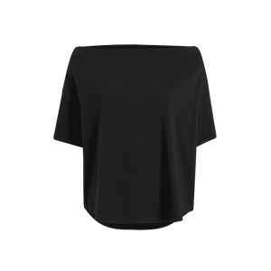 เสื้อยืดเปิดไหล่แขนสั้นระบายอากาศได้ดี, 2025ฤดูร้อนเสื้อลำลองทรงหลวมเป็นมิตรต่อสิ่งแวดล้อมพิมพ์โลโก้ตัวอักษร - Product Image 6