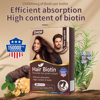 DHOP Biotine Vitamine Gommes Croissance Des Cheveux Capsules Douces Accélérateur Doux À Mâcher Pour Adultes Soins Des Cheveux Suppléments