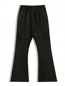 Men's Pants & Trousers Custom Baggy Pants Wide Leg Sweatpants <b>Stacked</b> Sweatpants Jogging Pants Men's Sweatpants - Product Image 2