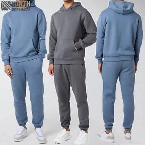 Trajes de chándal acampanados informales con cordón para hombre al por mayor, ropa cómoda y ligera para correr con cremallera, cantidad a granel de talla grande - Product Image 1