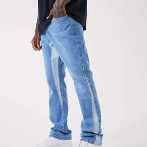 Pantalones Vaqueros Anchos de Hombre Personalizados de Alta Calidad, Estilo Vintage, Corte Holgado, Cintura Media, Lavados - Product Image 6