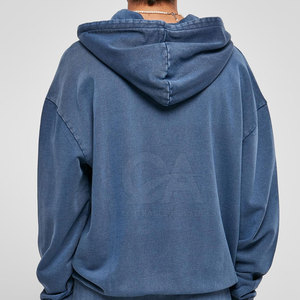 Sudaderas con capucha de lavado ácido para hombre de moda de calidad superior Sudaderas con capucha de lavado ácido de ropa de moda de talla grande - Product Image 5