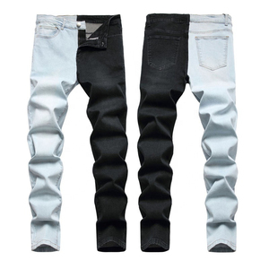 High Quality Custom Scratch Pants Slim Oem Trousers Man <b>Jeans</b> Denim Pants Men's Fashion High <b>Elastic</b> <b>Jeans</b> Pants - Product Image 4