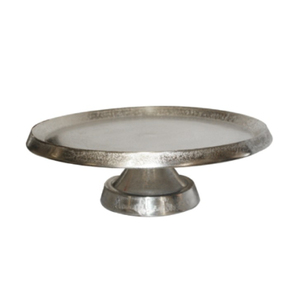 Base Redonda Decorativa para Pastel, Hecha a Mano, con Acabado en Níquel, Soporte para Postres para Bodas y Fiestas, en Oferta - Product Image 2