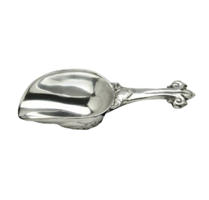 Cuillère à glace en acier inoxydable argenté brillant facile à nettoyer Outils de barre de poignée moulés en feuille d'or Poignée en métal portable - Product Image 3