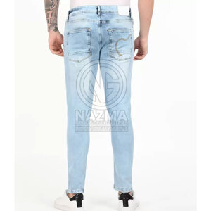 Jeans de qualité supérieure, couleur unie, pour hommes, nouvelle collection, prix raisonnable, utilisation en extérieur, pantalons pour hommes - Product Image 3