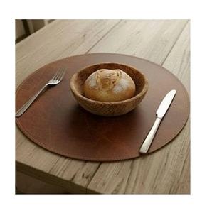 Custom Luxury Embossed Leather <b>Table</b> <b>Mat</b> for Restaurant Hotel Use Non-Slip Smell Proof Heavy Duty - Product Image 1