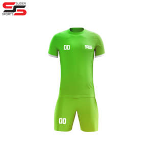 Nouvel arrivage Vêtements de sport par sublimation 100% Personnalisez le meilleur design de votre propre ensemble d'uniformes de football Maillot de football Uniforme de football - Product Image 4