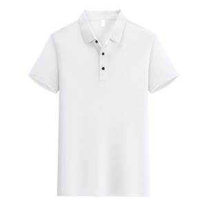 Camiseta estampada de manga corta de alta calidad, transpirable de secado rápido con medio botón, tela de punto informal para hombre, camiseta de talla grande - Product Image 4